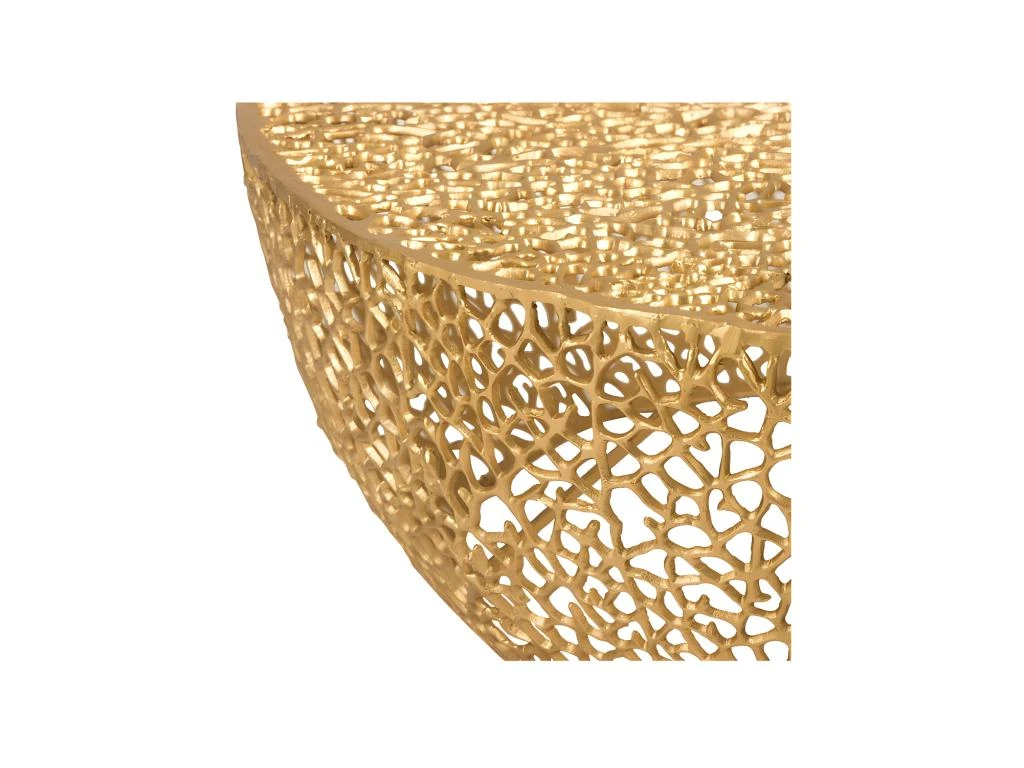 Table Basse Ronde En Aluminium Or - SCINTILL N°3 5 Table Basse Ronde En Aluminium Or - SCINTILL N°3 – Image 3