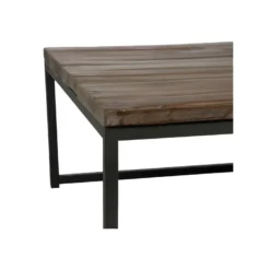 Duo De Tables Basses Gigognes Bois/Métal - PELTY -Pas Cher Mobiliora Magasin table basse 11131873