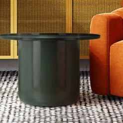 Table Basse En Métal - Vert Foncé - CAZOLANE -Pas Cher Mobiliora Magasin table basse 1205215