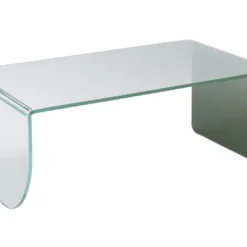 Table Basse En Verre Trempé - Transparent Et Vert - KINAMI -Pas Cher Mobiliora Magasin table basse 12344621