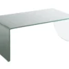 Table Basse En Verre Trempé - Transparent Et Vert - KINAMI 1 Table Basse En Verre Trempé - Transparent Et Vert - KINAMI -Pas Cher Mobiliora Magasin table basse 12344623