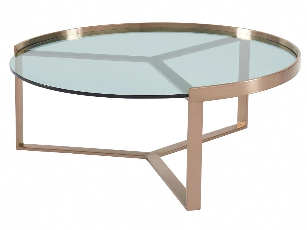 Tables Basses Gigognes En Verre Trempé Et Acier Inoxydable - Transparent Et Cuivré - BASERI 8 Tables Basses Gigognes En Verre Trempé Et Acier Inoxydable - Transparent Et Cuivré - BASERI – Image 6