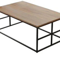 Table D’appoint Tajo Design Panneau De Particules Plaqué Mélaminé En Couleur Atlantic Pino. 100x40x60cm