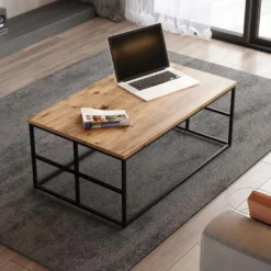 Table D’appoint Tajo Design Panneau De Particules Plaqué Mélaminé En Couleur Atlantic Pino. 100x40x60cm 10 Table D’appoint Tajo Design Panneau De Particules Plaqué Mélaminé En Couleur Atlantic Pino. 100x40x60cm -Pas Cher Mobiliora Magasin table basse 12358635