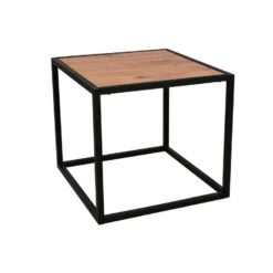 Tables Basses Orinoco Dotée De Pieds Métalliquesen Couleur Nogal Noir. 104x50x50cm -Pas Cher Mobiliora Magasin table basse 12358693