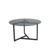 Tables Basses Rhin Ronde Structure Métallique En Couleur Noir Uni. 75x42x75cm 2 Tables Basses Rhin Ronde Structure Métallique En Couleur Noir Uni. 75x42x75cm -Pas Cher Mobiliora Magasin table basse 12358827