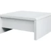 Table Basse Relevable - Blanc Laque - L 75 X P 75 X H 35 - KARL -Pas Cher Mobiliora Magasin table basse 12807613