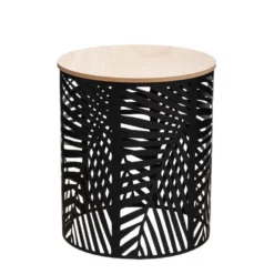 Lot De 2 Tables Basses Noires D'appoint Dimensions : 35x35x40 Cm 9 Lot De 2 Tables Basses Noires D'appoint Dimensions : 35x35x40 Cm -Pas Cher Mobiliora Magasin table basse 12988607