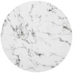 Table À Manger "rayo", Plateau Verre Trempé Effet Marbre, Blanc Dimensions 120x120x75 8 Table À Manger "rayo", Plateau Verre Trempé Effet Marbre, Blanc Dimensions 120x120x75 -Pas Cher Mobiliora Magasin table basse 12988625