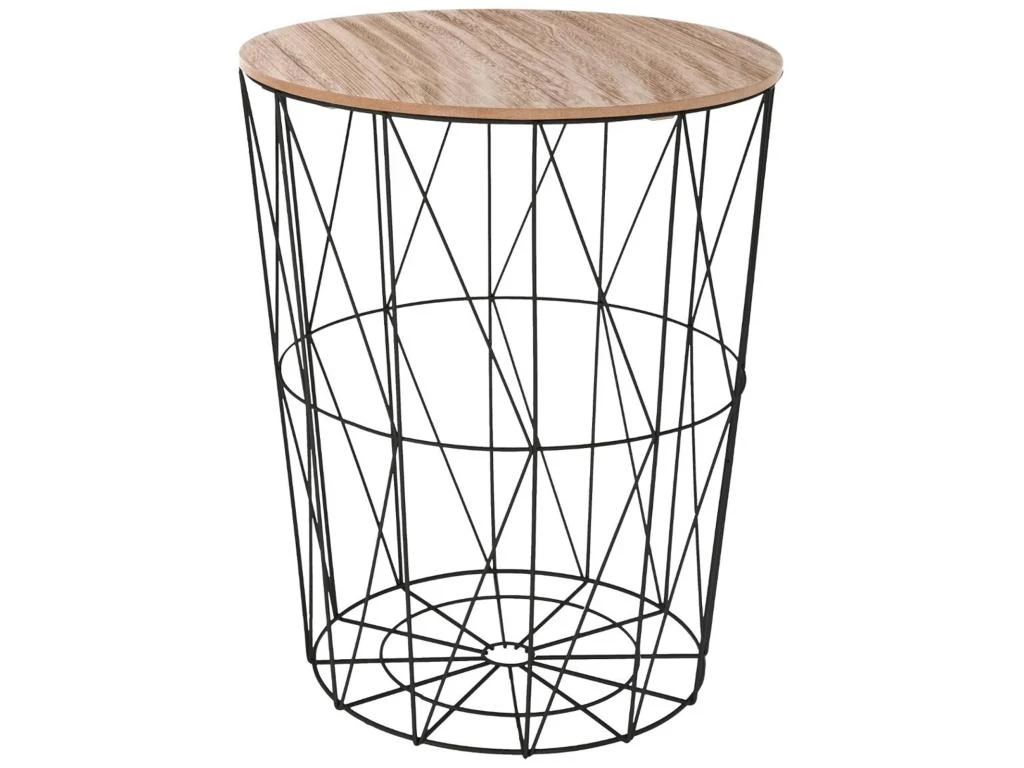 Table D'appoint Noire Dimensions 47x47x57cm 3 Table D'appoint Noire Dimensions 47x47x57cm