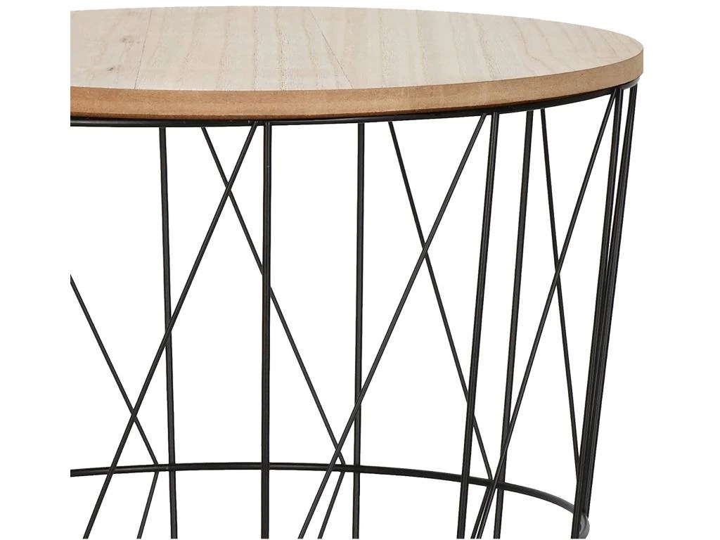 Table D'appoint Noire Dimensions 47x47x57cm 5 Table D'appoint Noire Dimensions 47x47x57cm – Image 3