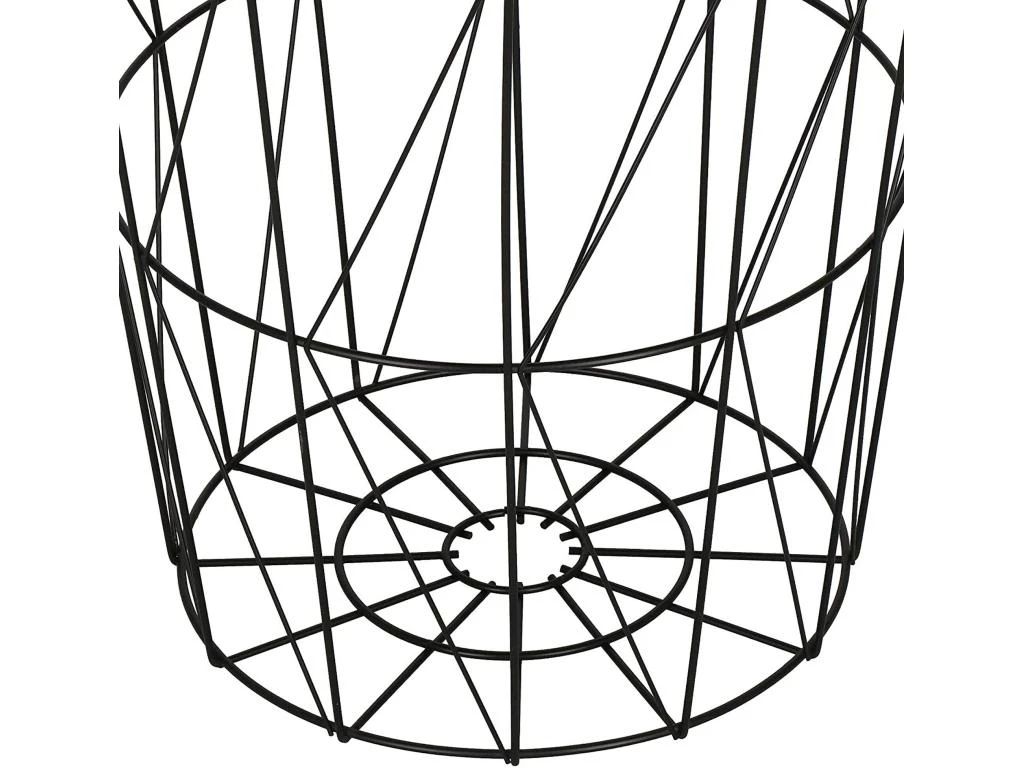 Table D'appoint Noire Dimensions 47x47x57cm 6 Table D'appoint Noire Dimensions 47x47x57cm – Image 4