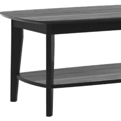 Table Basse Sadi 120 Cm En Bois Noir -Pas Cher Mobiliora Magasin table basse 12999779