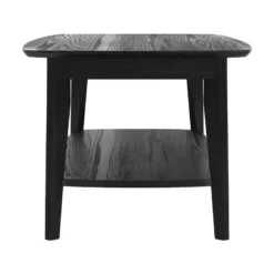 Table Basse Sadi 120 Cm En Bois Noir -Pas Cher Mobiliora Magasin table basse 12999785