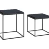 Tables Basses Carrée Patti (lot De 2) -Pas Cher Mobiliora Magasin table basse 13000059