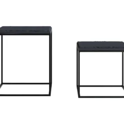 Tables Basses Carrée Patti (lot De 2) 11 Tables Basses Carrée Patti (lot De 2) -Pas Cher Mobiliora Magasin table basse 13000067