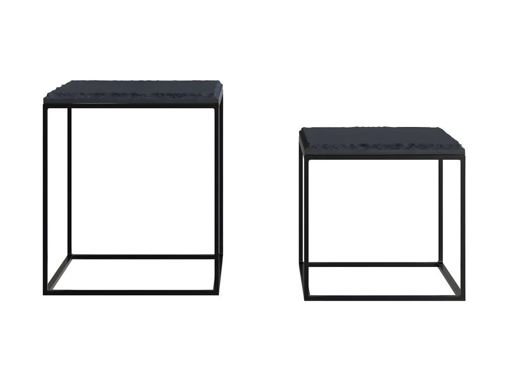 Tables Basses Carrée Patti (lot De 2) 7 Tables Basses Carrée Patti (lot De 2) – Image 5
