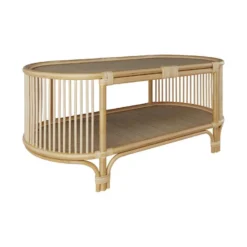 Table Basse Marthe En Rotin