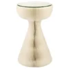 Table D'appoint Pliable Hiro En Carton Blanc D33 Cm -Pas Cher Mobiliora Magasin table basse 13006215