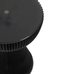 Table D'appoint Pliable Hiro En Carton Noir D33 Cm -Pas Cher Mobiliora Magasin table basse 13006309