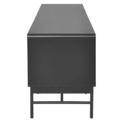 Table Basse 1 Tiroir - Bois Et Metal Noir - L 110 X P 60 X H 42 - BROOKLYN -Pas Cher Mobiliora Magasin table basse 13011633