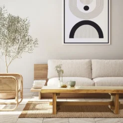 Table Basse En Teck - Coloris : Naturel - LENIDA