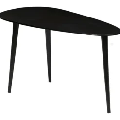 Triangle - 2 Tables Basses En Métal - Couleur - Noir -Pas Cher Mobiliora Magasin table basse 13304235