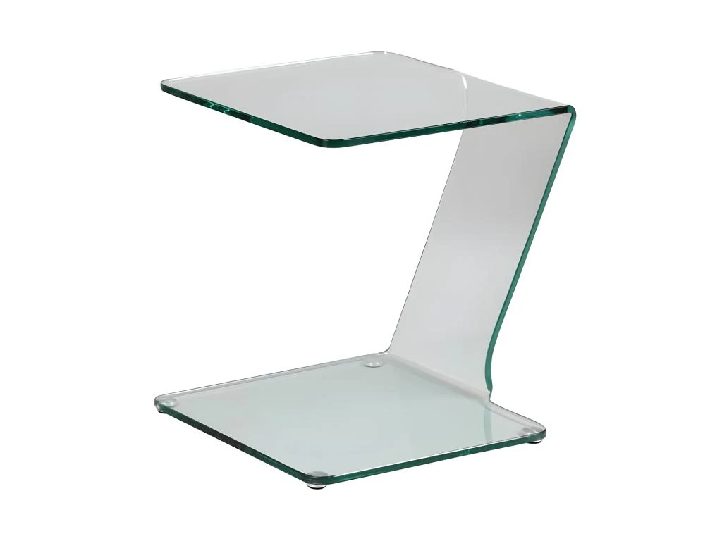 Bout De Canapé Verre Courbé - CLEAN 3 Bout De Canapé Verre Courbé - CLEAN