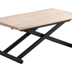 PRATIK - Table Basse Convertible Chêne Noir