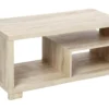 Table Basse Beige Avec Niches 80 X 40 X H 40 Cm -Pas Cher Mobiliora Magasin table basse 13466231