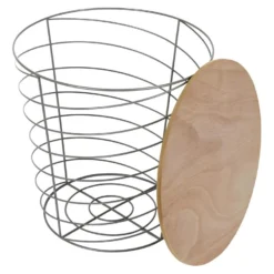 Table D'Appoint Design "Cyclone" 40cm Gris 9 Table D'Appoint Design "Cyclone" 40cm Gris -Pas Cher Mobiliora Magasin table basse 13476859