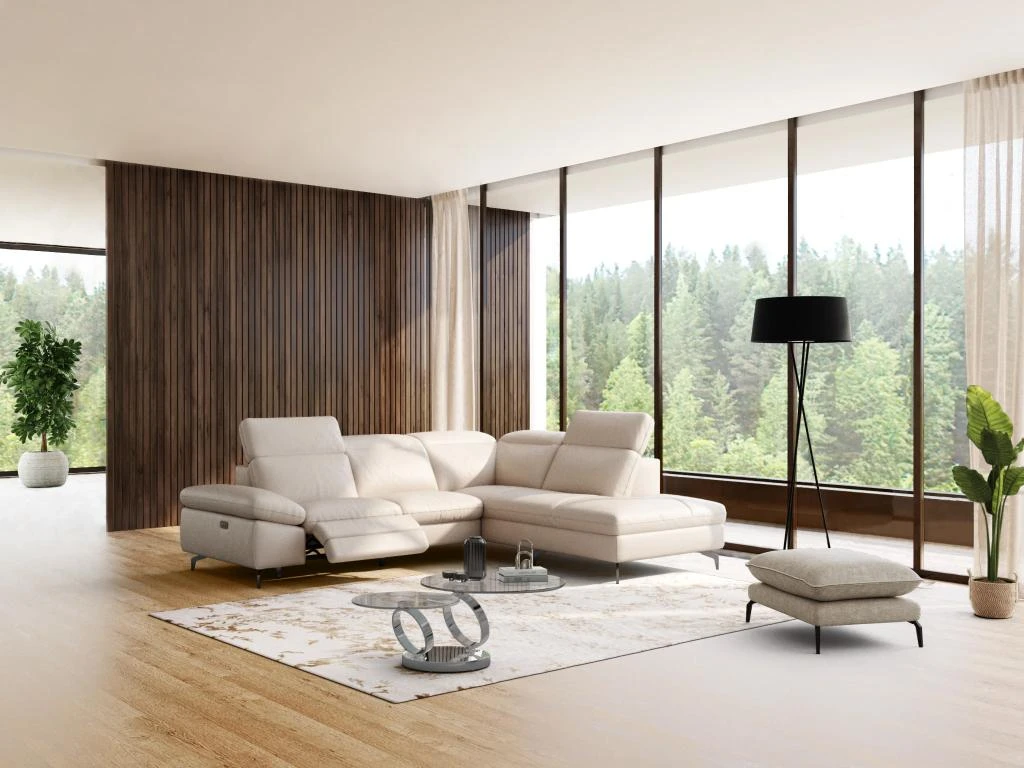 Table Basse Avec Plateaux Pivotants - Verre Trempé Et Métal - JOLINE 11 Table Basse Avec Plateaux Pivotants - Verre Trempé Et Métal - JOLINE – Image 9