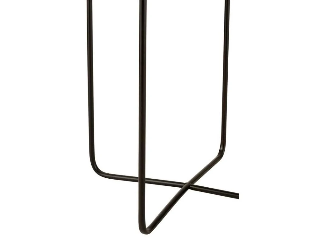 Table Gigogne Design "Pied En Croix" 50cm Noir 5 Table Gigogne Design "Pied En Croix" 50cm Noir – Image 3