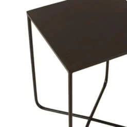 Table Gigogne Design "Pied En Croix" 50cm Noir 9 Table Gigogne Design "Pied En Croix" 50cm Noir -Pas Cher Mobiliora Magasin table basse 13795791