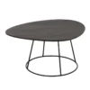Table D'Appoint Design "Mesla" 60cm Marron Foncé -Pas Cher Mobiliora Magasin table basse 13797013