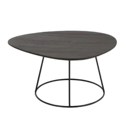 Table D'Appoint Design "Mesla" 60cm Marron Foncé -Pas Cher Mobiliora Magasin table basse 13797015