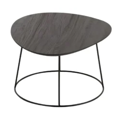Table D'Appoint Design "Mesla" 69cm Marron Foncé -Pas Cher Mobiliora Magasin table basse 13800683