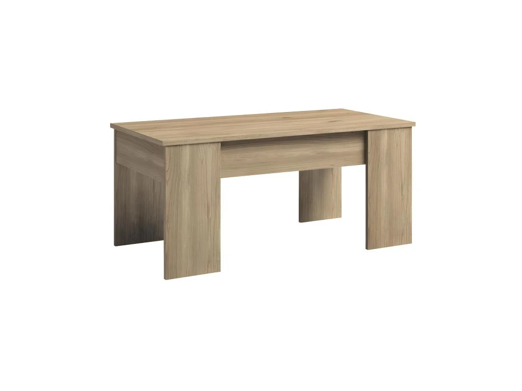 PINIA - Table Basse Relevable Effet Chêne Naturel 3 PINIA - Table Basse Relevable Effet Chêne Naturel