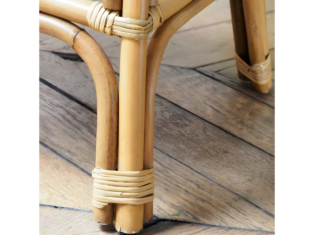 Table Basse Ovale Rotin Naturel 4 Table Basse Ovale Rotin Naturel – Image 2