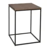 Table D'appoint De Salon Orinoco Noyer Noir 45x45x45 Cm -Pas Cher Mobiliora Magasin table basse 13987867