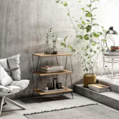 Table D'appoint De Salon Mississipi Moderne Pin 48x75x31 Cm -Pas Cher Mobiliora Magasin table basse 13987881