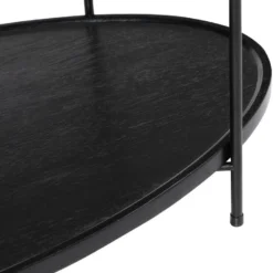 Table Basse Double Plateau En Céramique Et Bois D'hévéa - Effet Marbre Blanc Et Noir - FUDILA 15 Table Basse Double Plateau En Céramique Et Bois D'hévéa - Effet Marbre Blanc Et Noir - FUDILA -Pas Cher Mobiliora Magasin table basse 14289965