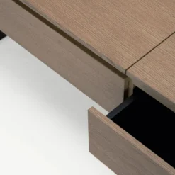 Table Basse Avec Plateau Relevable Et 1 Tiroir En MDF Et Métal - Naturel Foncé - DALAHO 26 Table Basse Avec Plateau Relevable Et 1 Tiroir En MDF Et Métal - Naturel Foncé - DALAHO -Pas Cher Mobiliora Magasin table basse 14370929