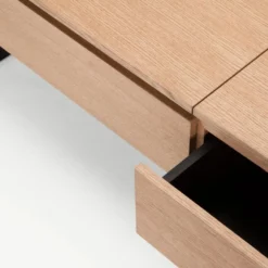 Table Basse Avec Plateau Relevable Et 1 Tiroir En MDF Et Métal - Naturel Clair - DALAHO 26 Table Basse Avec Plateau Relevable Et 1 Tiroir En MDF Et Métal - Naturel Clair - DALAHO -Pas Cher Mobiliora Magasin table basse 14437525