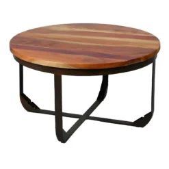 Table Basse En Bois Et Métal - TONS