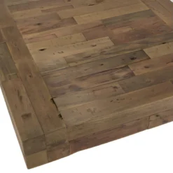 LEONCE - Table Basse Carrée Bois Massif Marron -Pas Cher Mobiliora Magasin table basse 14654841