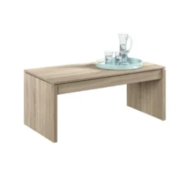 Table Basse à Plateau Relevable L102 X H43/54 Cm