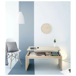 Table Basse à Plateau Relevable L102 X H43/54 Cm -Pas Cher Mobiliora Magasin table basse 14661929