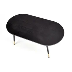Table Basse 120 Cm X 60 Cm X 47 Cm - Noir/Or -Pas Cher Mobiliora Magasin table basse 14699805