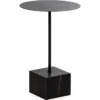 Table D'appoint Métal -- Noir/Doré 1 Table D'appoint Métal -- Noir/Doré -Pas Cher Mobiliora Magasin table basse 14906445